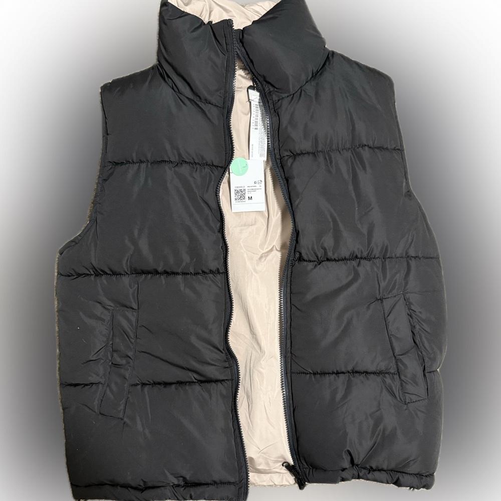 reversible puffer vest